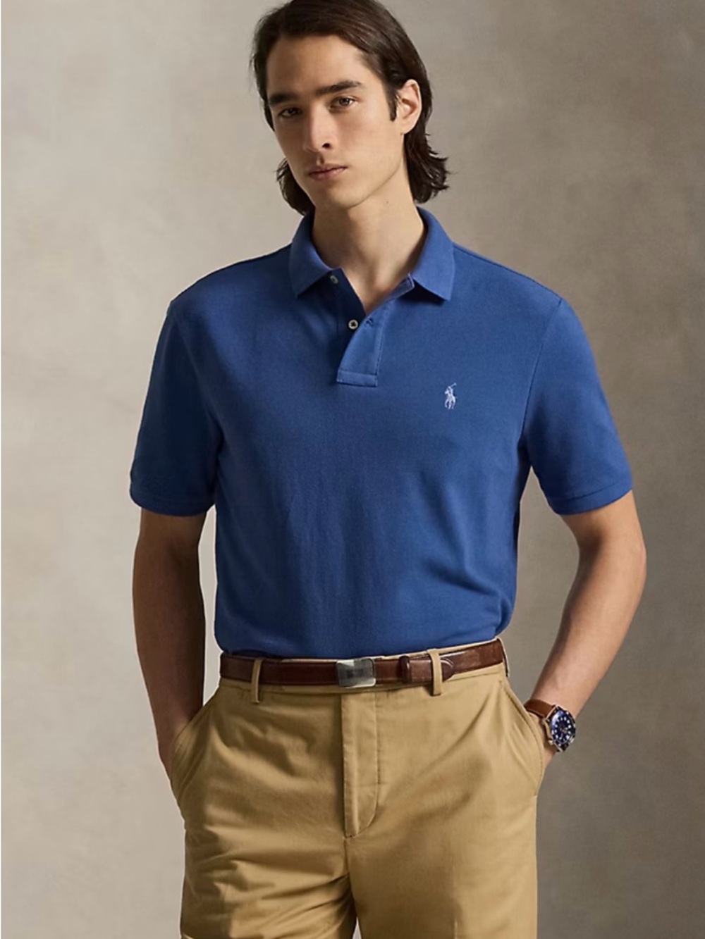 Ralph Lauren Classic Polo Shirt in Royal Blue